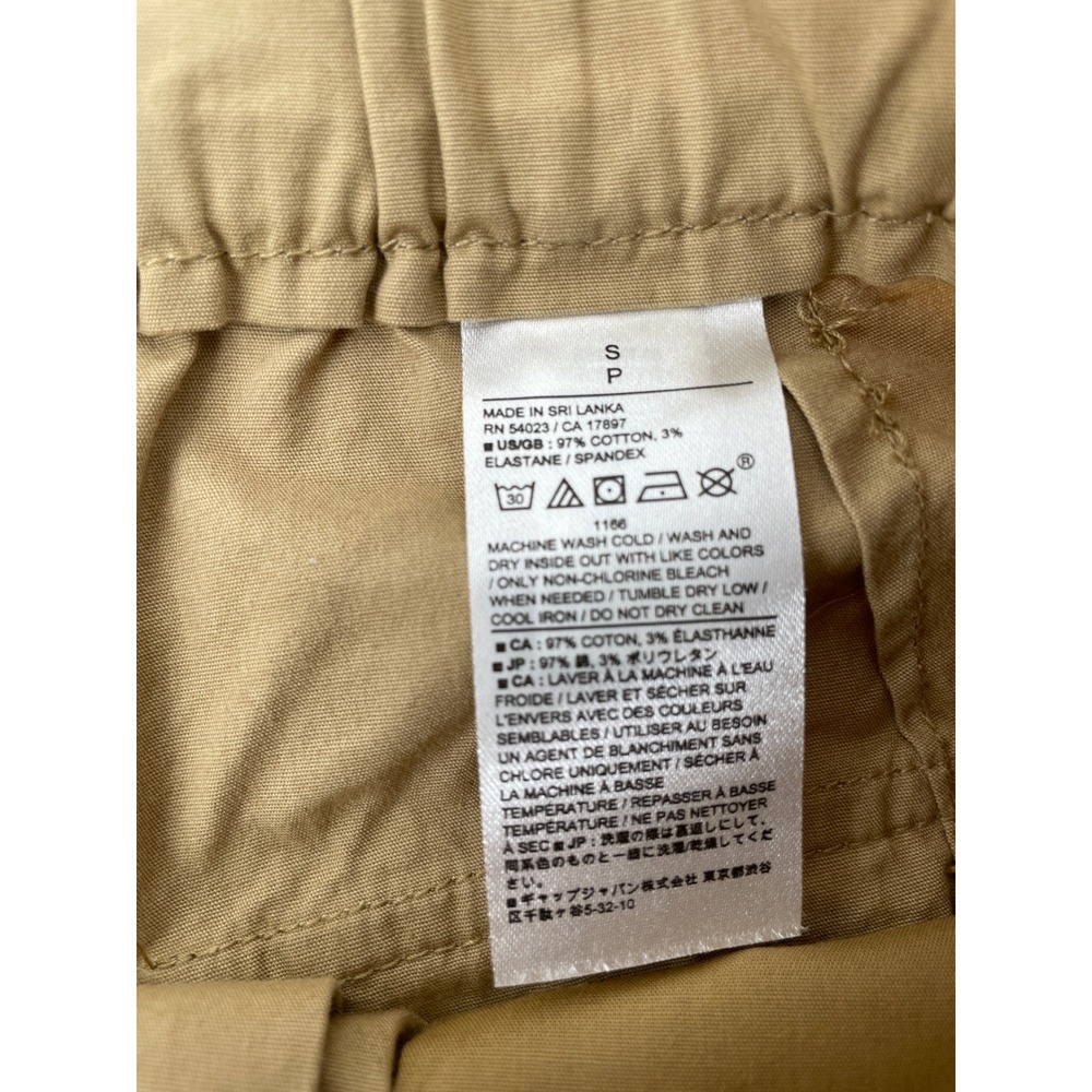 Banana Republic Straight Leg Pants Womens Small Tan Utility Cargo Khaki Safari - Picture 4 of 7